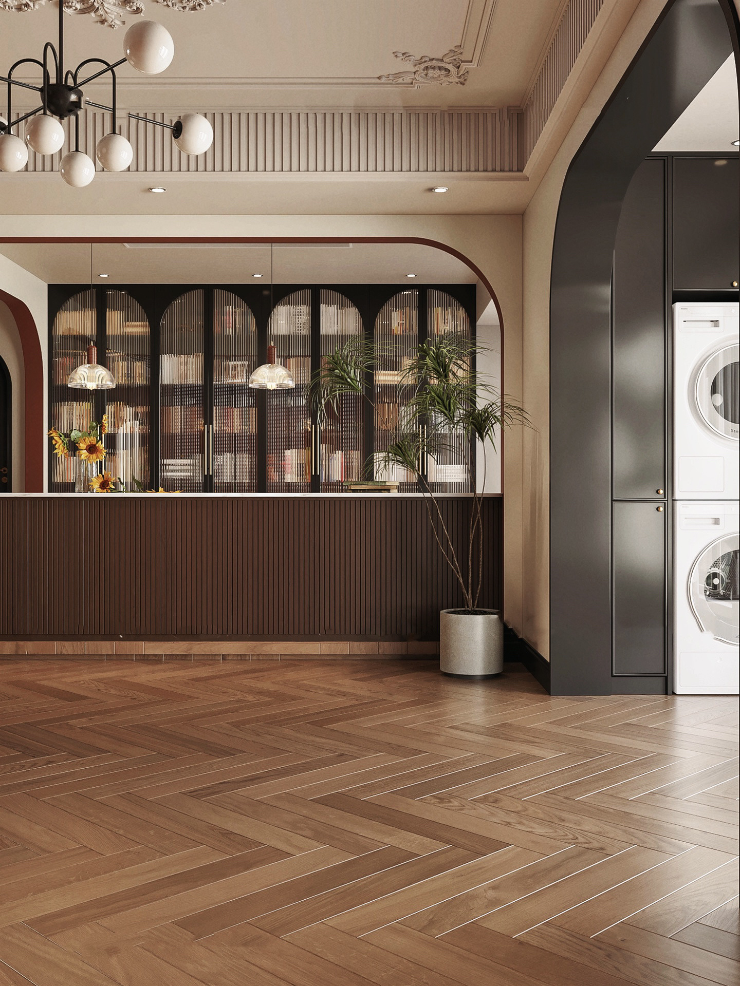 樓梯踏步石材設(shè)計與燈光效果搭配(圖2)