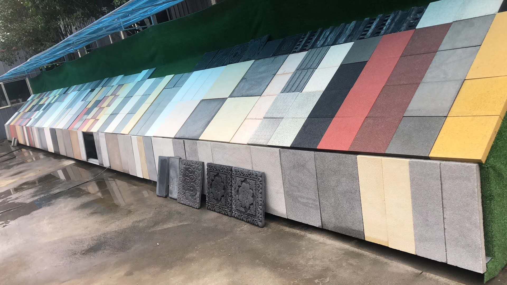 綠色環(huán)保，生態(tài)地鋪石改變城市面貌(圖1)