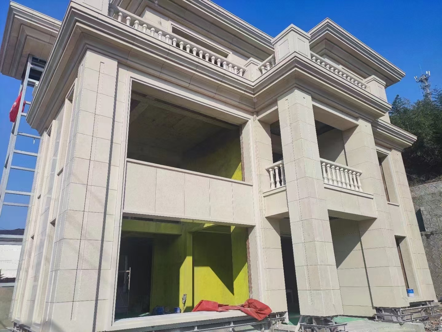 芝麻白外墻干掛？