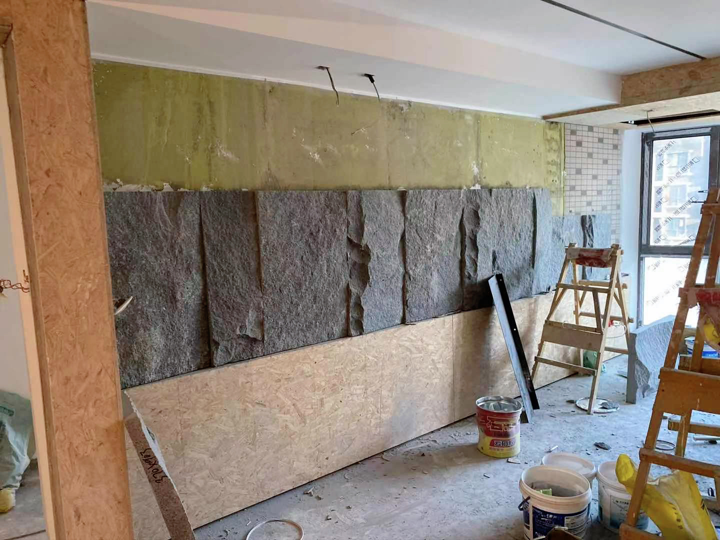 大理石背景墻可以掛電視機(jī)嗎