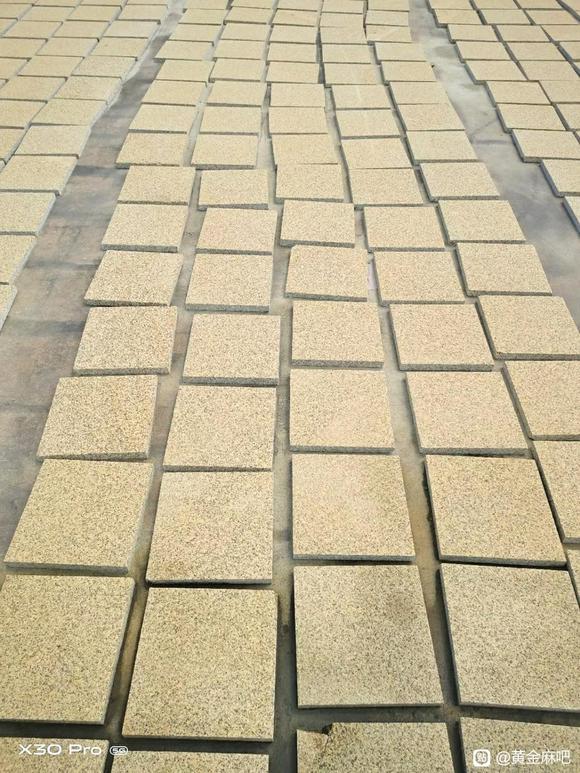 黃金麻石材地鋪石