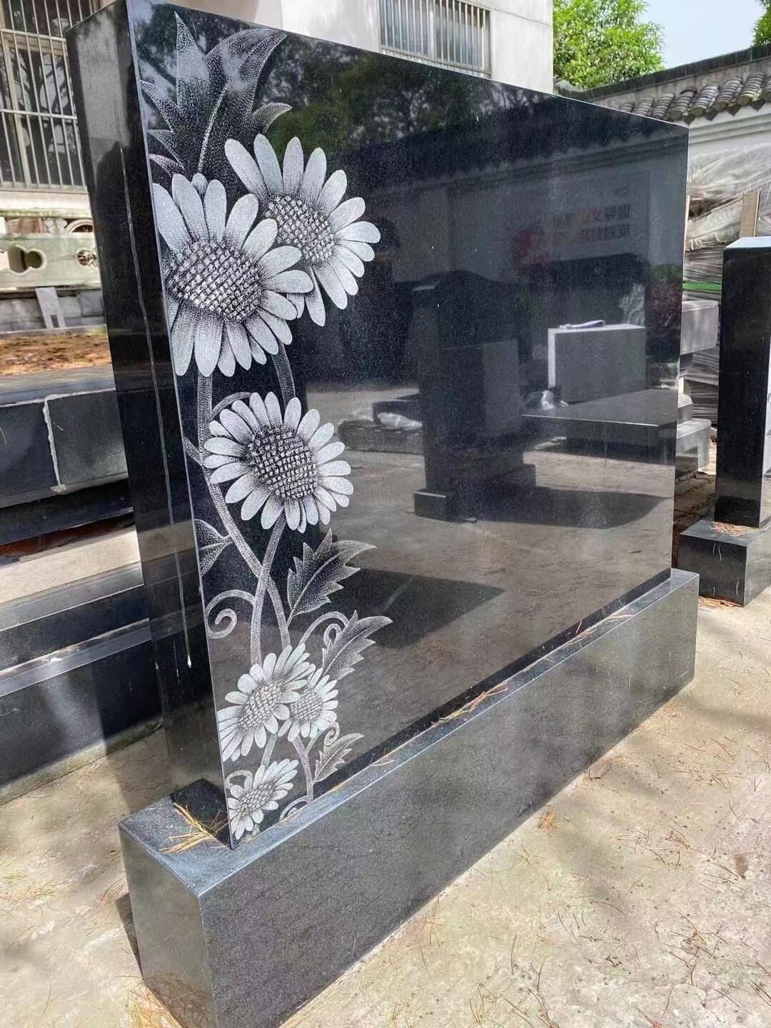 墓碑石材芝麻黑批發(fā)廠家價格