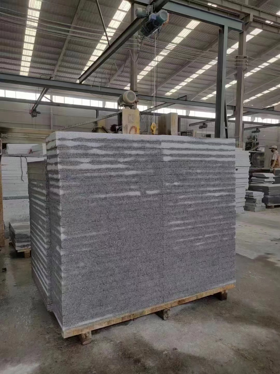 芝麻黑馬蹄石自然面10×10小方磚單塊尺寸重量馬蹄石廠家價(jià)格按批次核算示例(圖4)