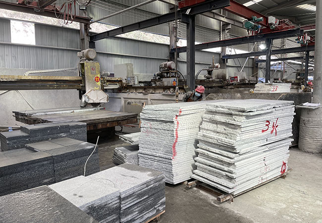 花崗石處理石材帶有的天然白線黑點問題(圖2)