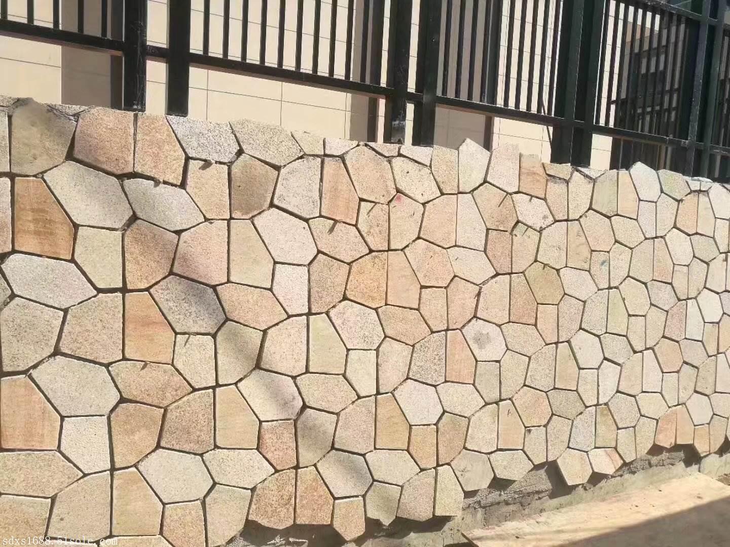 黃銹石碎拼尺寸，黃銹石花崗巖拼花規(guī)格